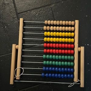 IKEA -Classic Wooden Educational Counting Toy With 100 Beads
